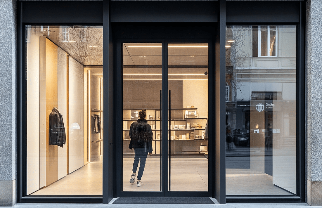 Vitrine commerce Pau
